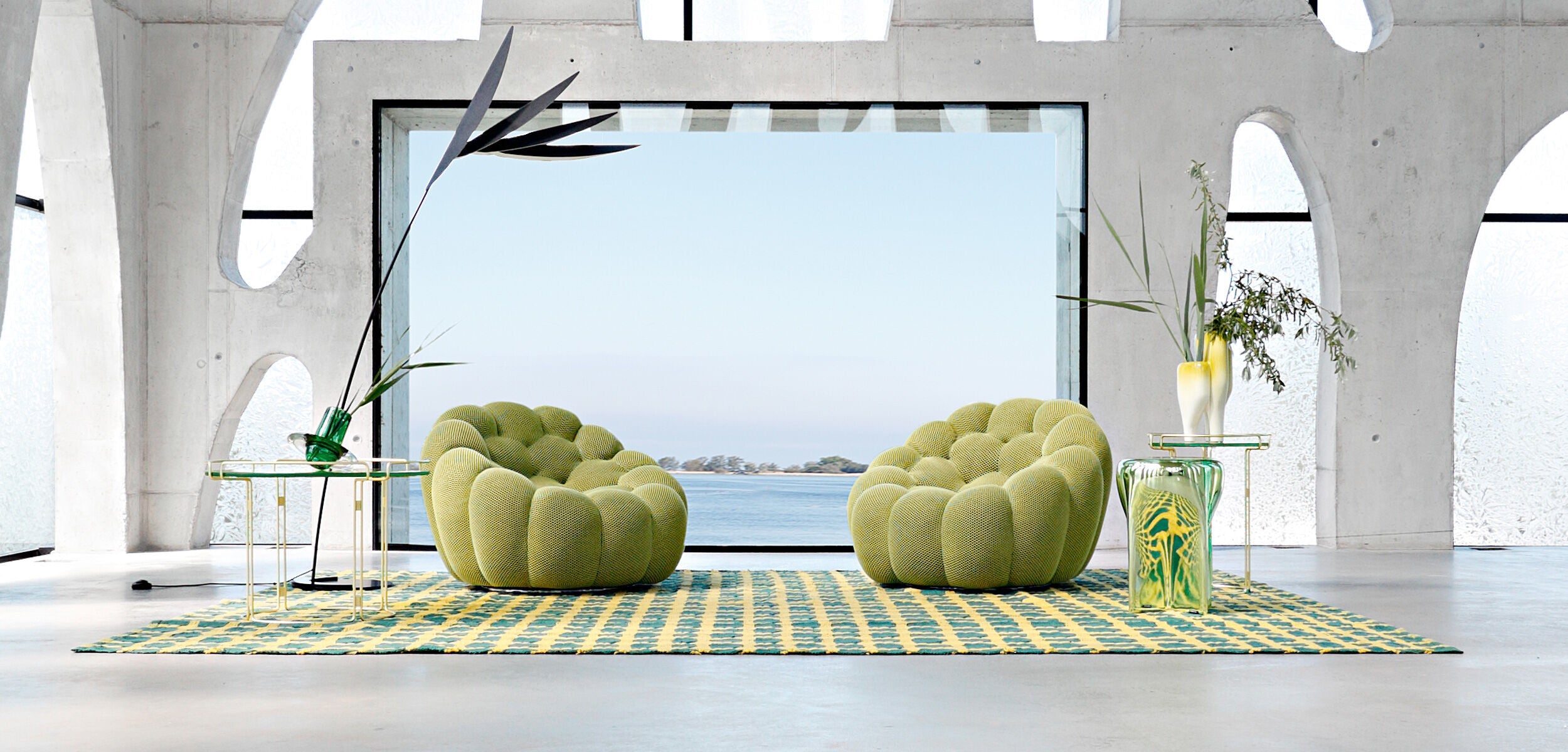 Fauteuil Bubble Rochebobois - Vert