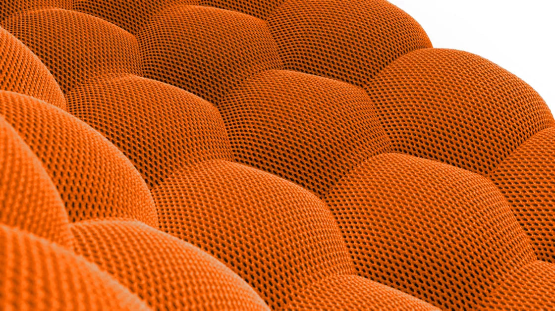 Canapé Bubble Curve Rochebobois - Orange
