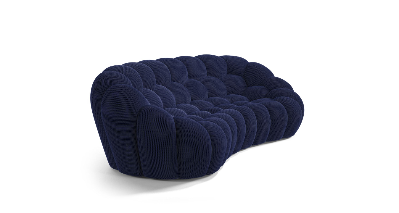 Canapé Bubble Curve Rochebobois - Marine