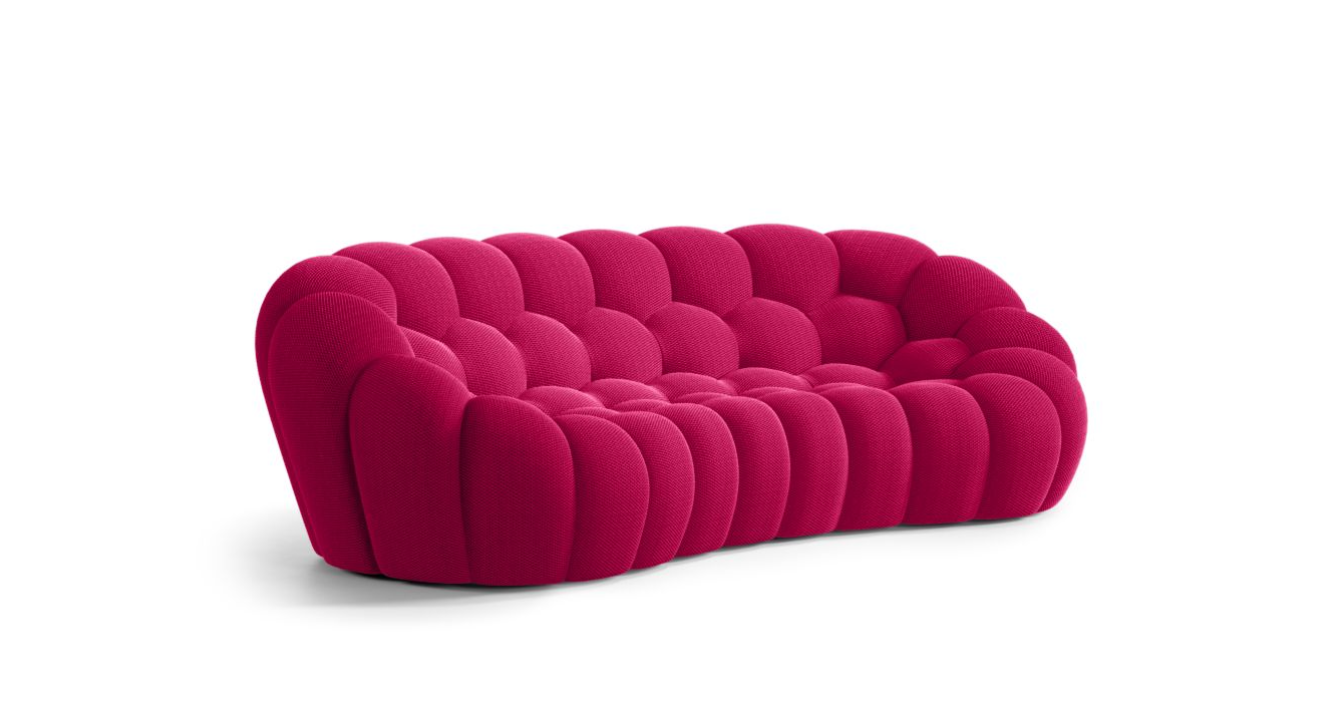 Canapé Bubble Curve Rochebobois - Rose